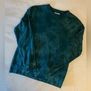 Old Navy Oversized Teal Tie-Dye Sweatshirt